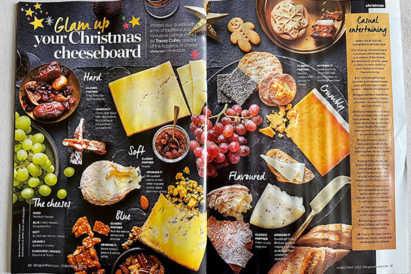 Pitchfork Cheddar featured in BBC Good Food Christmas edition and Conde Nast Traveller