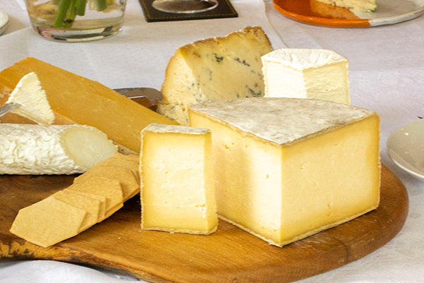 Neals Yard Dairy Christmas cheeseboard selection with Caerphilly